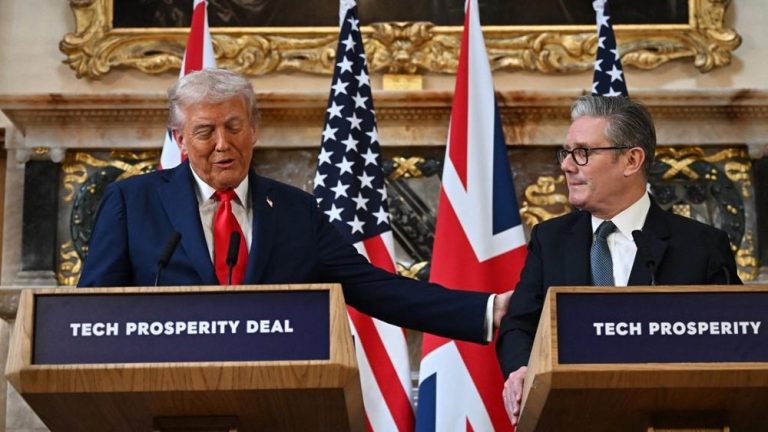 Perbedaan Pendapat Trump dan PM Inggris Soal Palestina