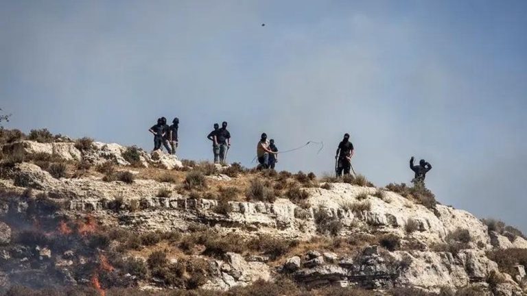Tragis! Wanita Palestina Tak Berdaya Dihajar Pemukim Israel di Tepi Barat