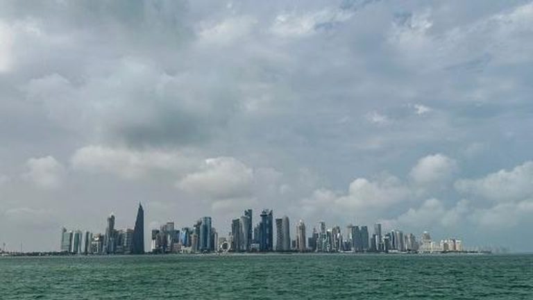 Langit Doha Membara Rudal Ditembak Jatuh