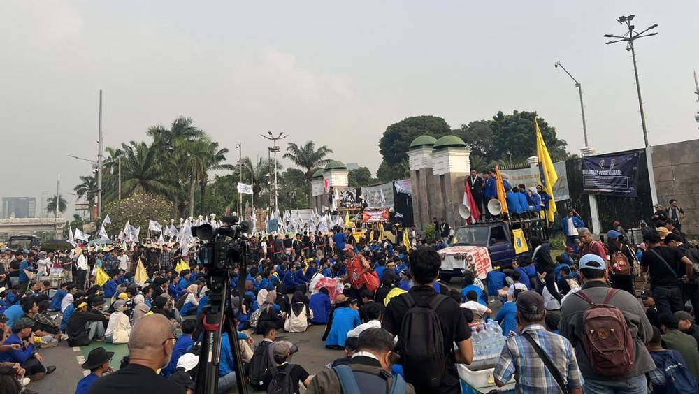 Jakarta Sore Ini Mahasiswa Beraksi Depan DPR