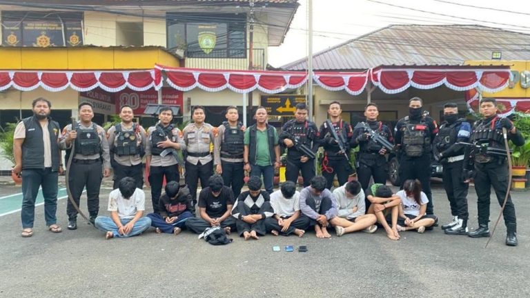 8 Remaja Tawuran Ciracas Gadis Ikut Diciduk