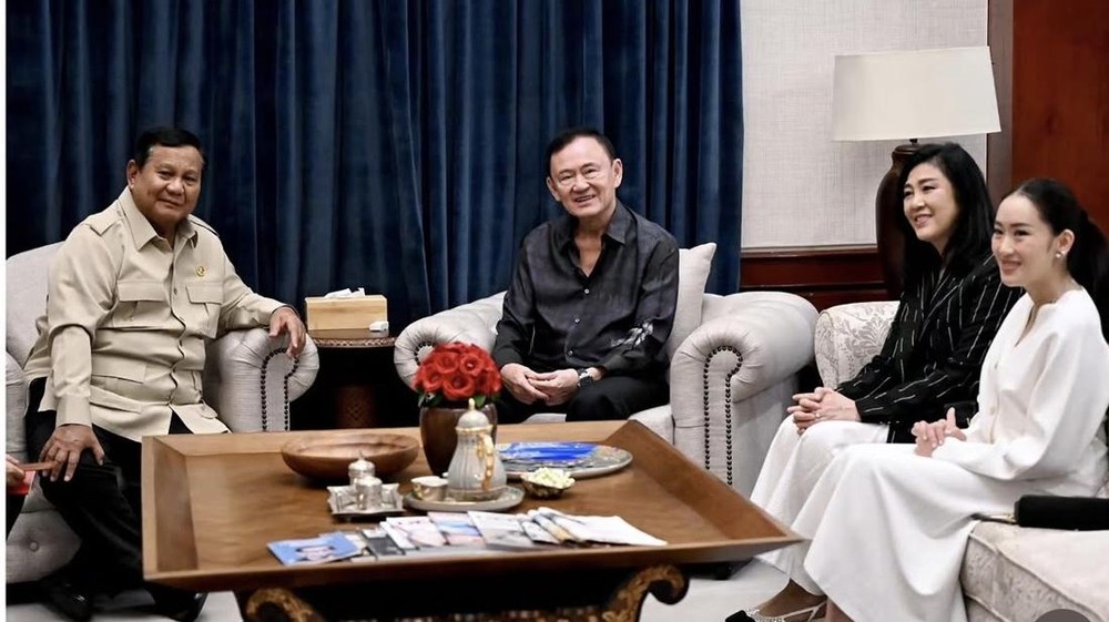 Prabowo dan Mantan PM Thailand Bahas Isu Krusial