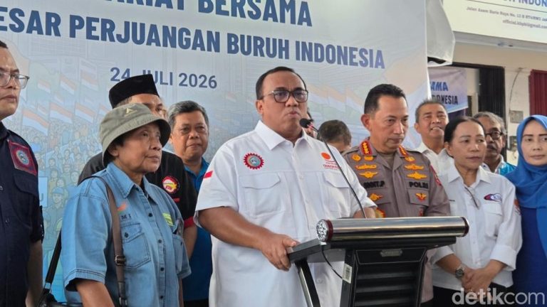 Buruh Bersorak Ratusan Miliar Rupiah Diamankan Polri