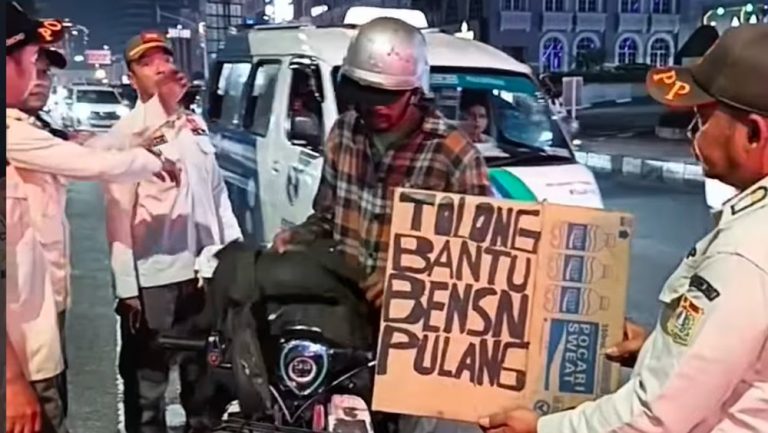 Pria Modus Bensin Habis Akhirnya Dibina