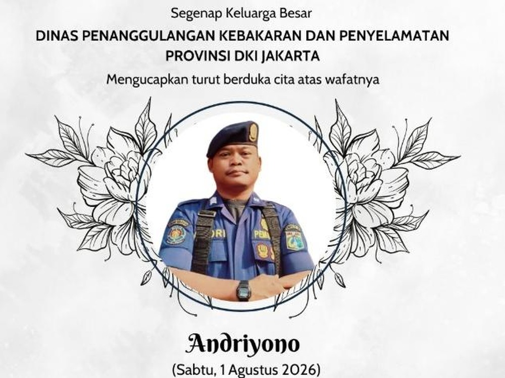 Pahlawan Damkar Jakarta Berpulang Saat Bertugas