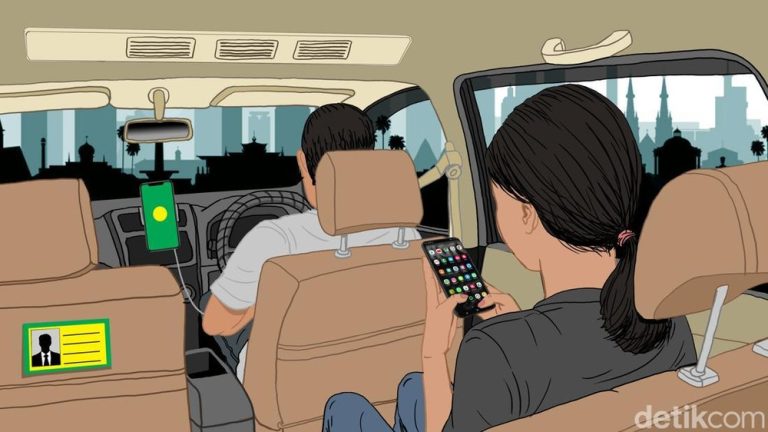 Sopir Taksi Online Terpergok Berlutut Mohon Ampun