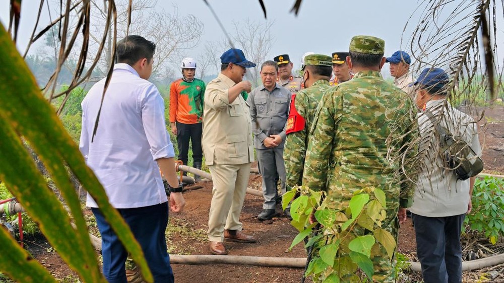 Prabowo Tinjau Karhutla Ini yang Terjadi