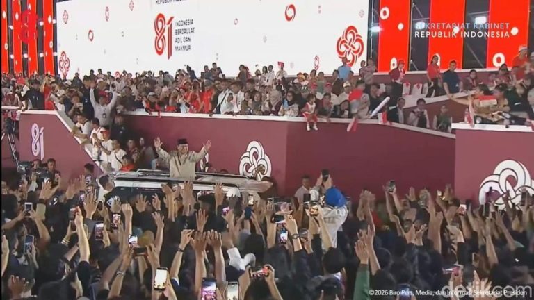 Jakarta Penuh Sesak Peringati HUT RI ke 81