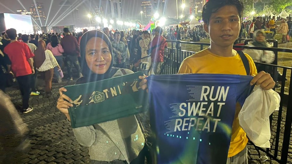 Malam Merdeka Monas Bergetar Hadiah Bertebaran