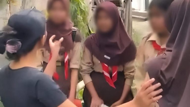 Video Viral Siswi Pramuka Ditampar Polisi Selidiki