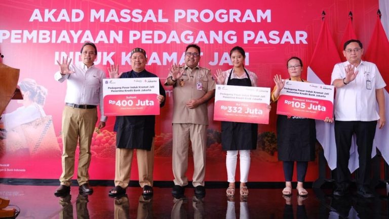 Modal Miliaran Rupiah Mengalir Deras ke Pedagang Pasar Kramat Jati