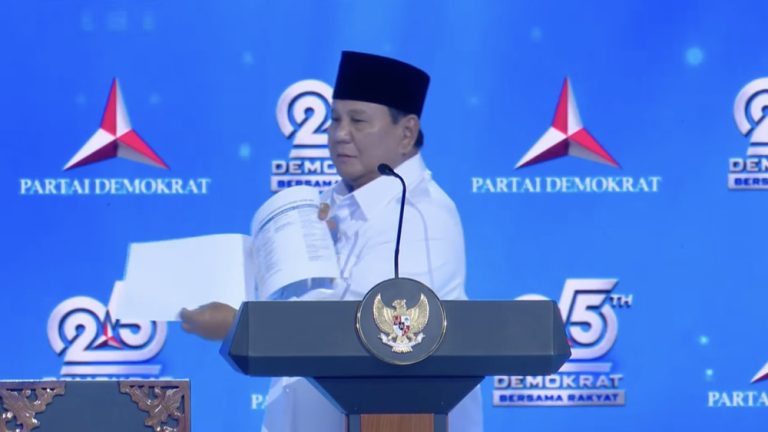 Prabowo Ungkap Trik Pidato di Depan SBY