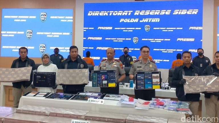 Polda Jatim Sita Miliaran Rupiah Modus Kripto