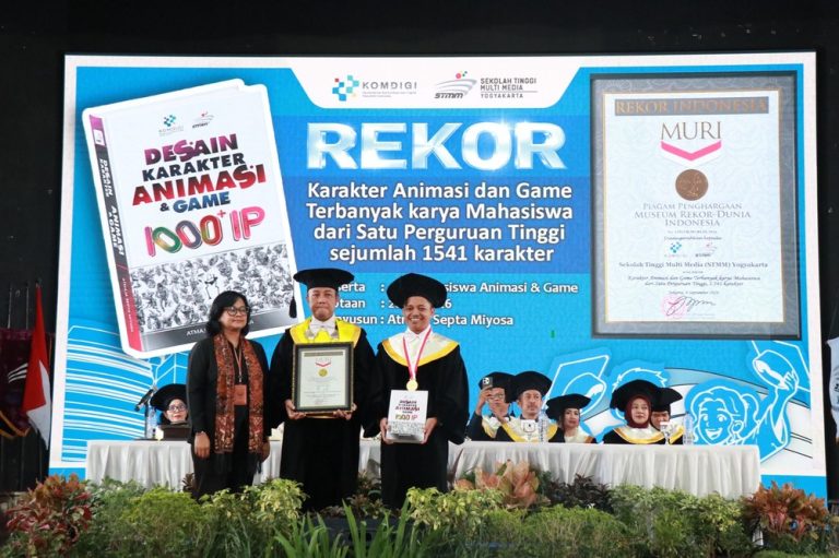 STMM Yogyakarta Cetak Rekor Animasi Terbanyak STMM Yogyakarta Cetak Rekor Animasi Terbanyak