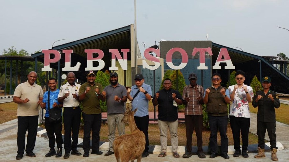 Delegasi Papua Nugini Tinjau PLBN Sota